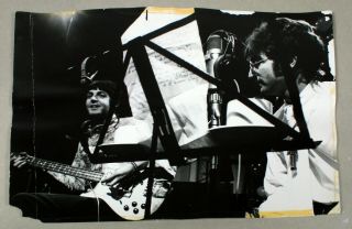Beatles L113 Oversize Press Photo - John Lennon Paul Mccartney In Studio - 67 - Estq