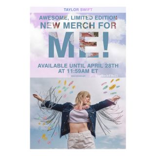 Taylor Swift Collectible: Limited Edition ME Merch Lithograph - (Poster Litho) 2