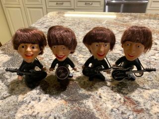 1964 Vintage Seltaeb The Beatles Figures Set