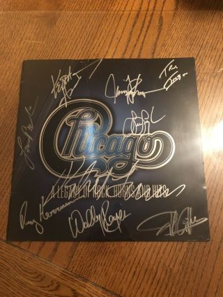 Chicago Band Signed Book A Legacy Of Rock Horns And Hits
