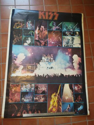 1976 Kiss Alive Jumbo Poster 42 " X58 "