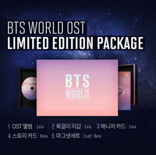 [bts] - Bts World Ost Limited Album Full Package Official Goods