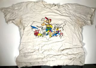 Rare Vintage Grateful Dead Concert T - Shirt Stanley Mouse/r.  Crumb Style Rock Band