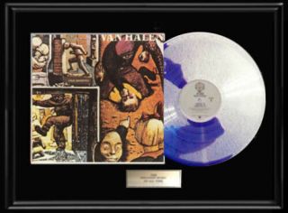 Van Halen Fair Warning White Gold Silver Platinum Tone Record Rare Non Riaa