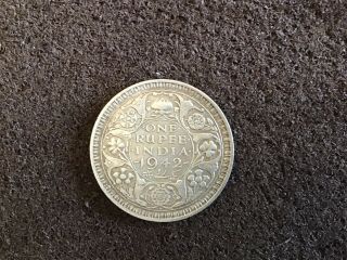 One Rupee Indian Coin 1942