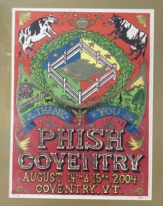 Phish Pollock Poster / Print - Coventry - Rolled Up Never Taken Out