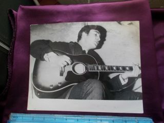 Beatles,  (type 1) 10 " X 8 " Photo Of John At The Cavern In Early 1963