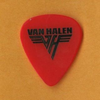 Van Halen 1986 5150 Concert Tour Eddie Van Halen White Signature Guitar Pick
