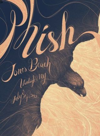 Phish Jones Beach 7/3/2012 Print Poster Kevin Tong