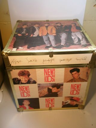 Kids On The Block Nkotb Collectible Storage Cube Chest Trunk Fs