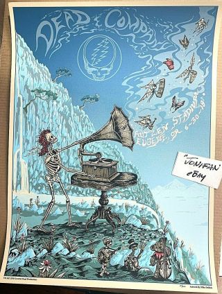 Rare Dead And & Company Eugene Or 2018 Show Screen Print Poster /900