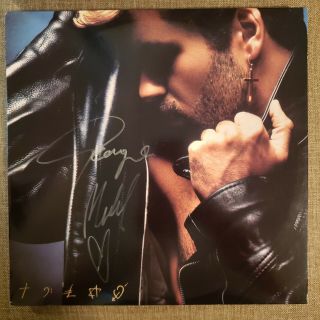 George Michael Signed Album - Faith - 1987