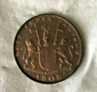 1808 East India Company X Cash Admiral Gardner Shipwreck Coin
