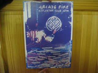 Arcade Fire Poster Reflektor Tour 2014 Numbered