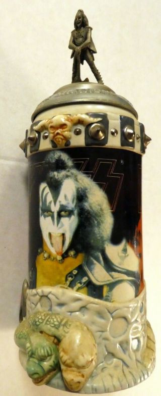 Kiss Gene Beer Stein Spencers Exclusive 1998 Numbered Edition W/certificate Ks25
