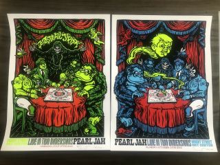 Pearl Jam Haight Street Live In Two Dimensions Ames Bros.  Regular Ap Poster Set