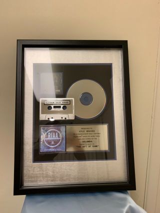 Crazy Town Riaa Platinum Record Award 1 Million Copies - The Gift Of Game