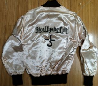 Blue Oyster Cult 1979 Vintage Concert Tour Crew Satin Jacket