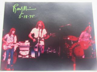 Eagles Band Randy Meisner Signed 11 X 14 Live Concert Capitol Theater Passaic 75