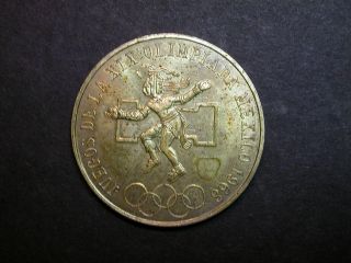 Fh - 2996: Mexico,  Silver 25 Pesos Dated 1968,  Olympics