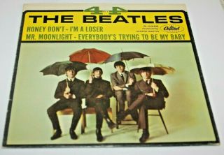 The Beatles - 4 By 4 - Ep5365 - Capitol - 45 R.  P.  M.