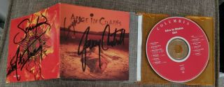 Alice In Chains Signed Cd Dirt 4 Members 1992 Layne Staley