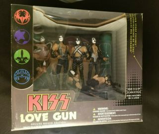 Kiss Love Gun Deluxe Box Edition Stage Figures Mcfarlane Toys 2004