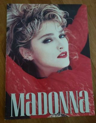 Madonna - 1985 - Virgin Tour Concert Program Book Nm -