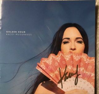 Kacey Musgraves Golden Hour With Autographed Cd Booklet - Grammy Winner