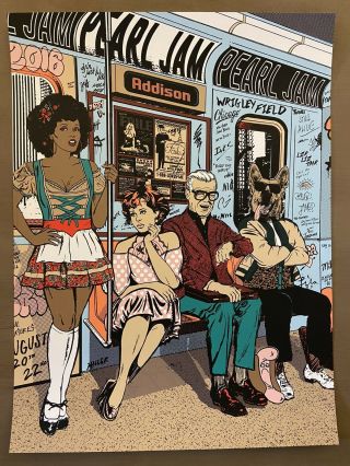 Pearl Jam Faile Wrigley Chicago’s 2016 Poster Show Edition (se)