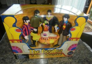 The Beatles Mcfarlane Set Of 5 Yellow Submarine Figures