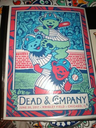 Dead & Co Wrigley Field Chicago 18x24 Poster From 6/30/17 2017
