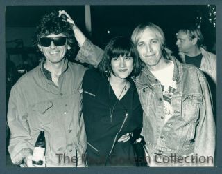 Beatles - C131 Press Photo - George Harrison Tom Petty Martika - At Party - 1988 - Estq