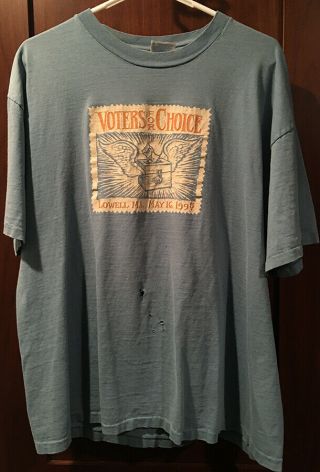 Phish Voters For Choice Benefit 1995 T Shirt Official Authentic Very Rare
