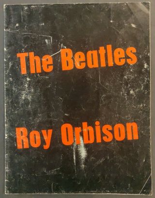 The Beatles & Roy Orbison Uk Tour Programme 1963 - Red Text