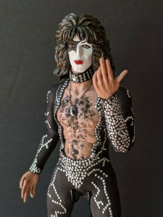 Kiss Custom Paul Stanley 1/6 Figure Destroyer Era 12 Inch Doll With Stand