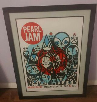 Pearl Jam Poster - October 2013 - Brooklyn,  Ny - Don Pendleton