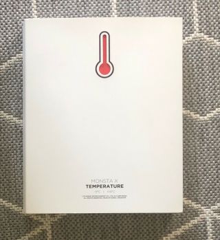 Monsta X Official Temperature Photobook,  Dvd