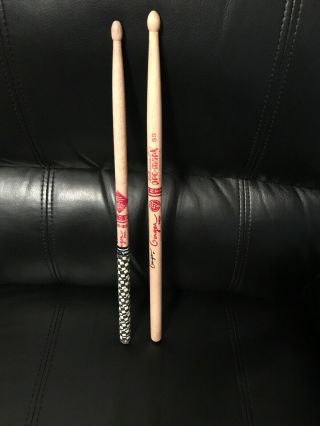 Ginger Fish Vintage Tour Marilyn Manson Drumstick & Signed Stick.  Rob Zombi