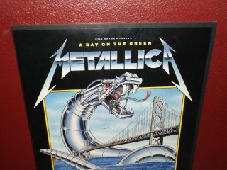 Metallica Day on the Green concert poster Qeensryche,  soundgarden,  Faith no more 2