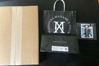 Madonna Madame X Vip Book With Limited Edition Deluxe Cd,  Vip Badge And Tour Bag