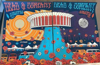 Dead And Company Poster (2) Los Angeles Forum 2019 Both Nights 
