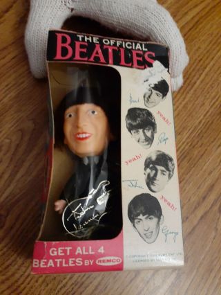 The Beatles John Lennon 1964 Remco Doll In Near Perfect Shape W/ Box Us