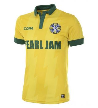 Pearl Jam Copa Brasil No10 Football Soccer Shirt Rare Large