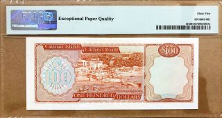 Cayman Islands 100 Dollars 1974 (ND 1982) GEM UNC PMG 65 EPQ Prefix A/1 Pick - 11 2
