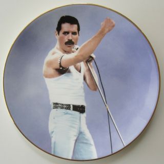 Freddie Mercury - Queen : Lawrence Seymour Limited Edition Live Aid 2002 Plate