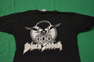 Vintage Black Sabbath 666 Tour Concert T - Shirt Size Medium
