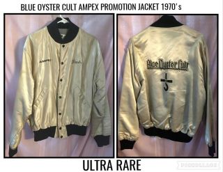 Blue Oyster Cult Ampex Promotion Tour Jacket 1979 Flash