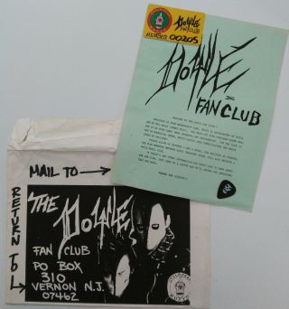 Doyle Fan Club Package With Poster Guitar Pick Low Number 205 Misfits Punk Kbd