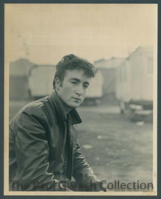 Beatles Astrid Kirchherr Ast 29 8x10 Photographic Print - John Outside - 1961 - Estq